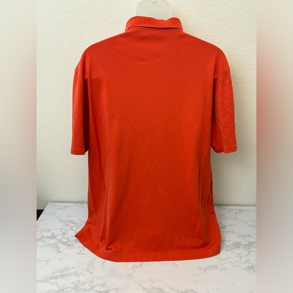 IZOD Golf with Stretch Short Sleeve Polo Shirt Men's Size XXL Golfing Orange Z​​ - Picture 3 of 4